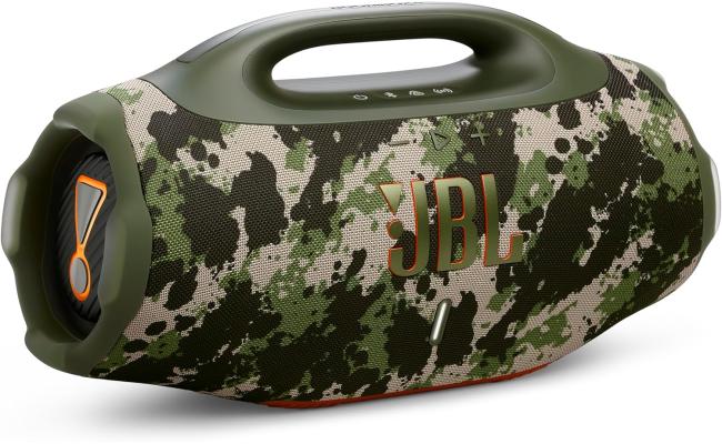 JBL Boombox 4 Portable Bluetooth Speaker, 2x 65W RMS Woofer Power, 37Hz - 20kHz, Two Bast Boost Settings, Up to 28 Hours Playing Time, IP68 Waterproof & Dustproof, Squad